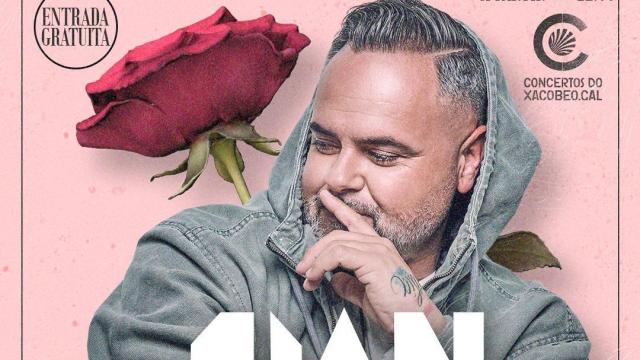 Cartel promocional del concierto de Juan Magán en Mos