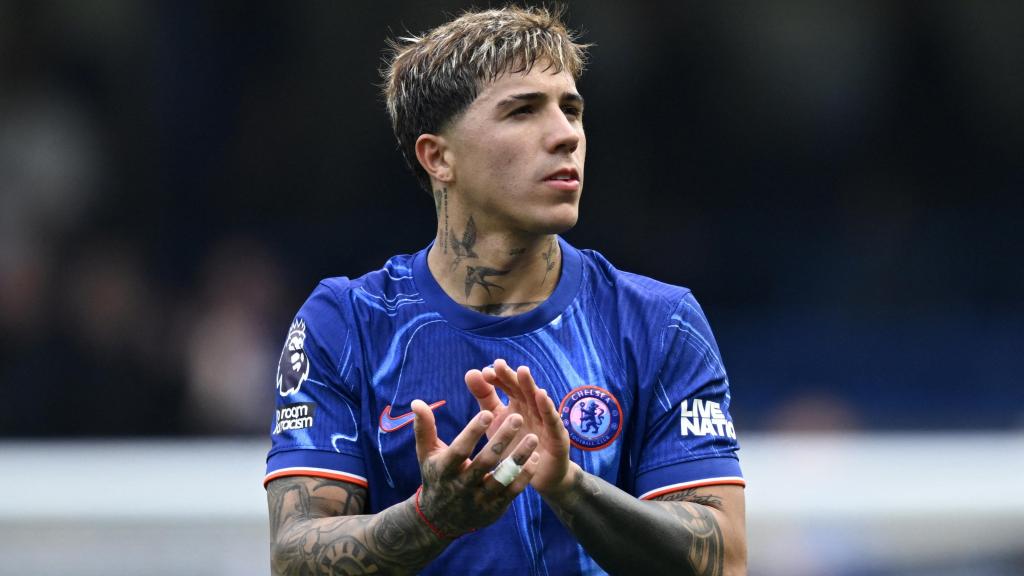 El centrocampista argentino del Chelsea, Enzo Fernández.