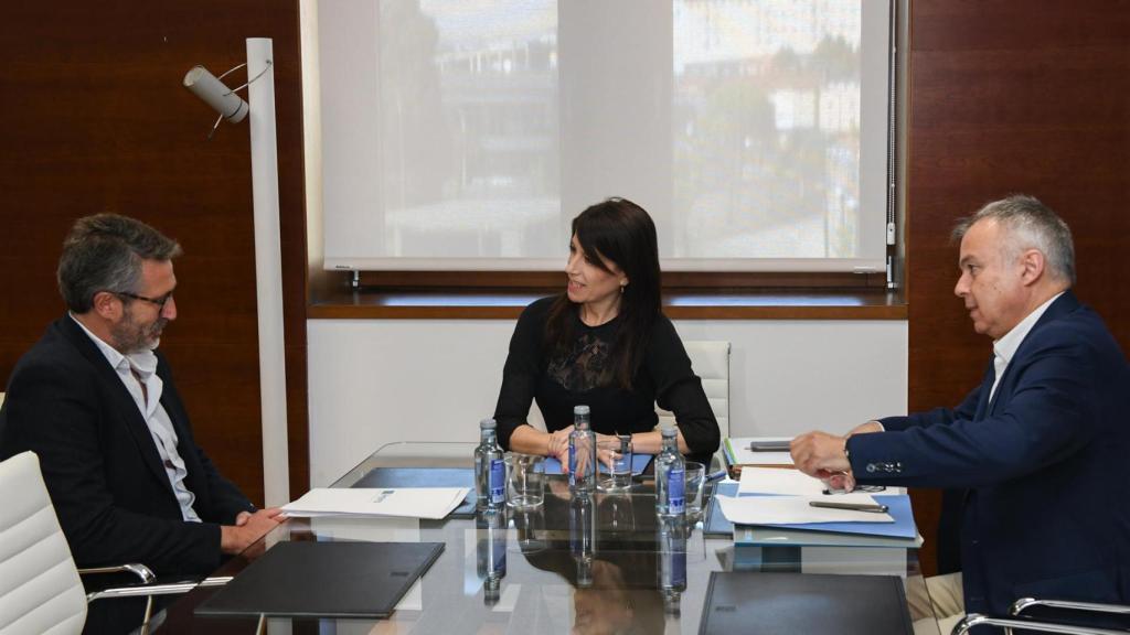 Instante de la reunion.