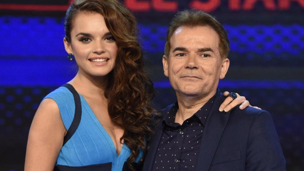 Melody y su padre, Lorenzo Ruiz, durante su participación en 'Levántate All Stars'.