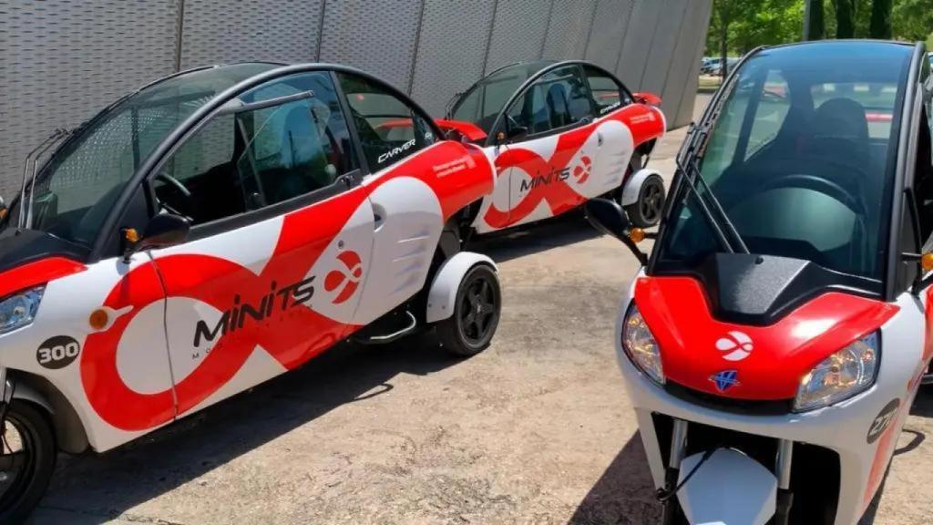 Los minits, durante su presentación.