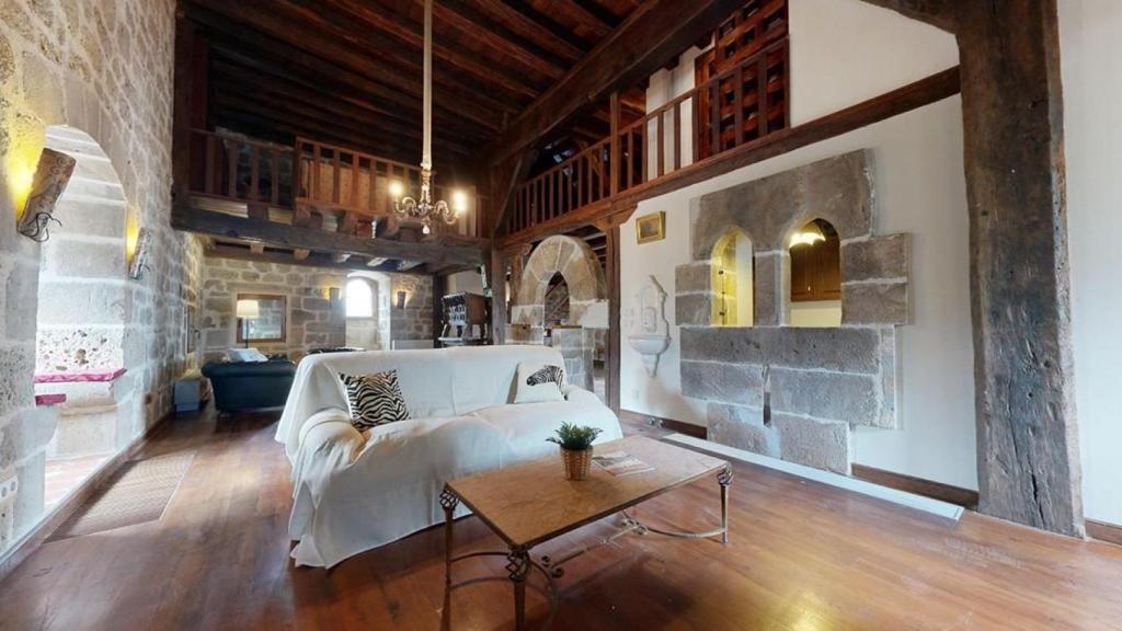 Uno de los salones del castillo