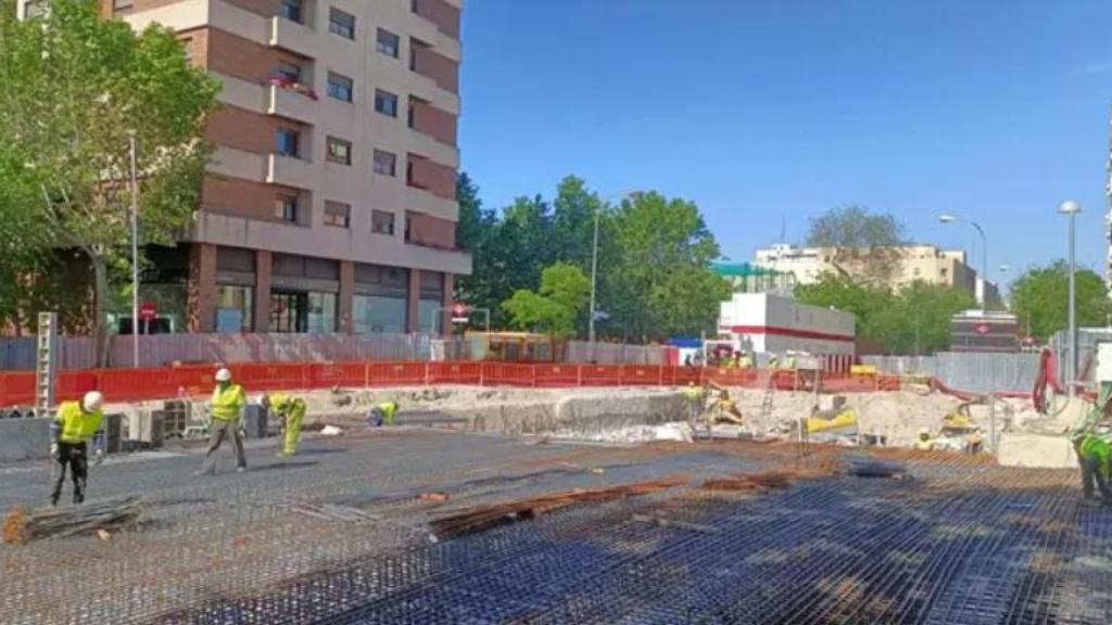 Obras de la Línea 11 de Metro en Palos de la Frontera