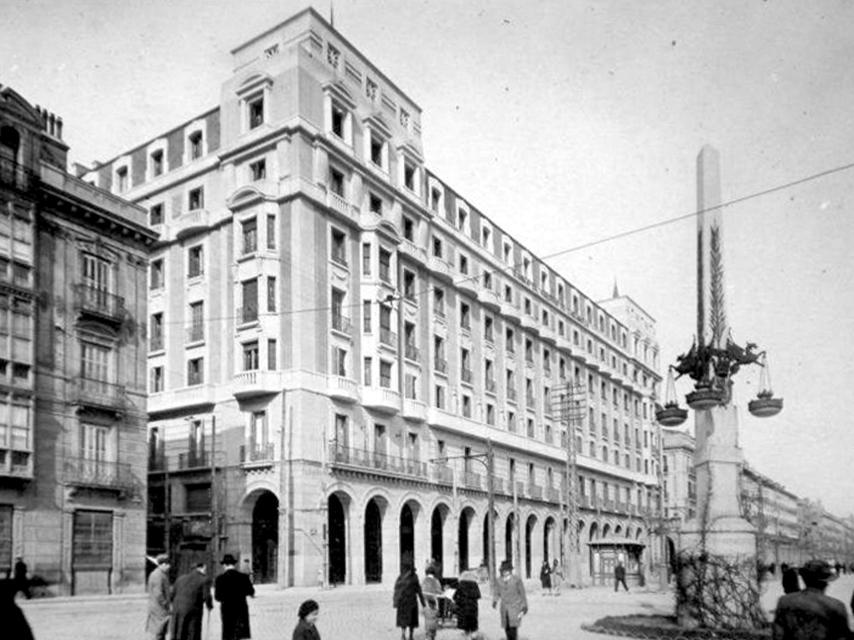 El exterior del edificio tras la reforma de los años 20.