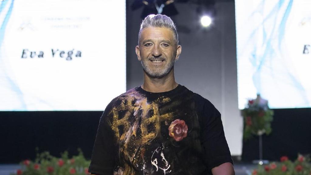 David en su faceta de modelo.