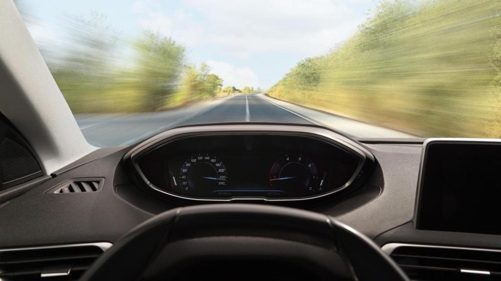 Un vehículo en marcha