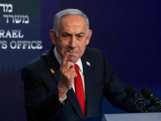 El primer ministro israelí, Benjamin Netanyahu, en una conferencia de prensa en Jerusalén.