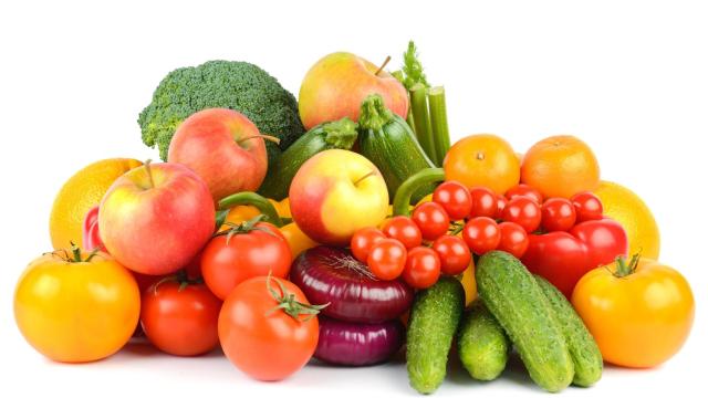 Frutas y verduras.
