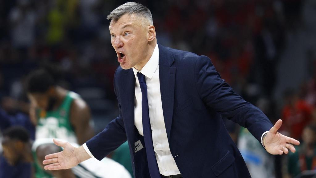 El entrenador del Fenerbache, Sarunas Jasikevicius.