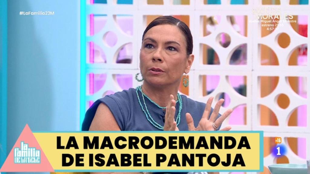 Silvia Taulés en 'La familia de la tele'.