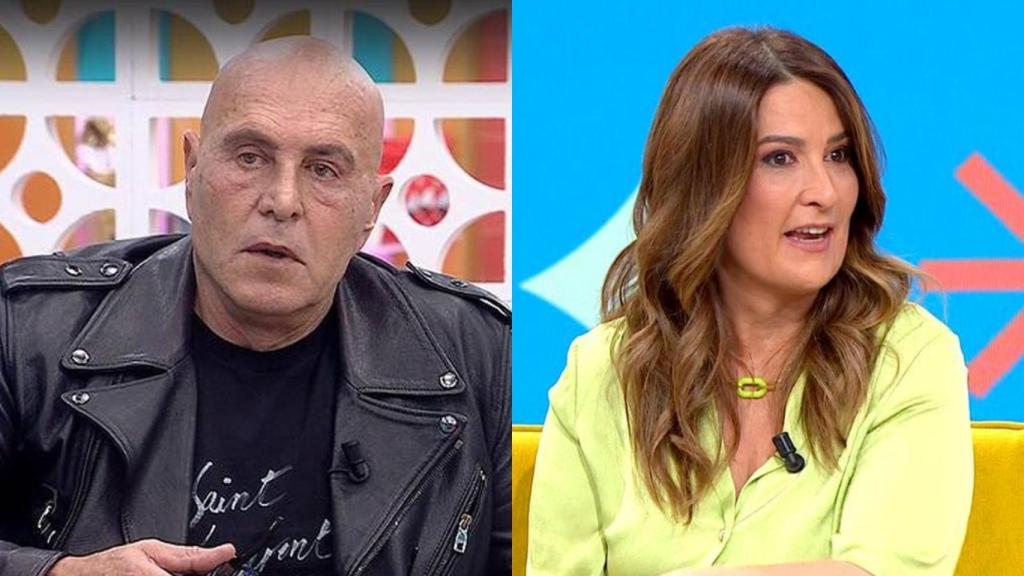 Kiko Matamoros en 'La familia de la tele' y Laura Fa en 'Espejo Público'.