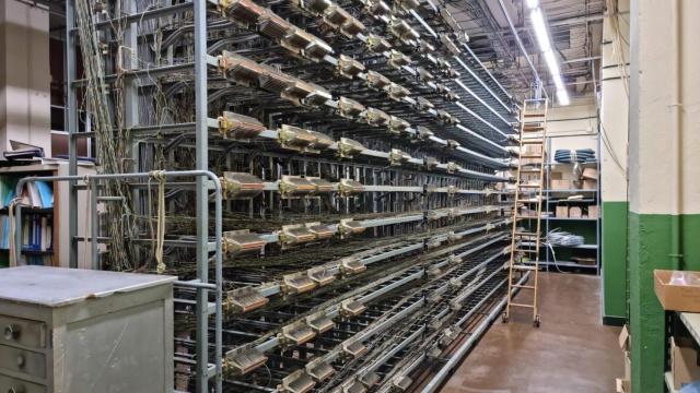 Central de cobre de Telefónica.