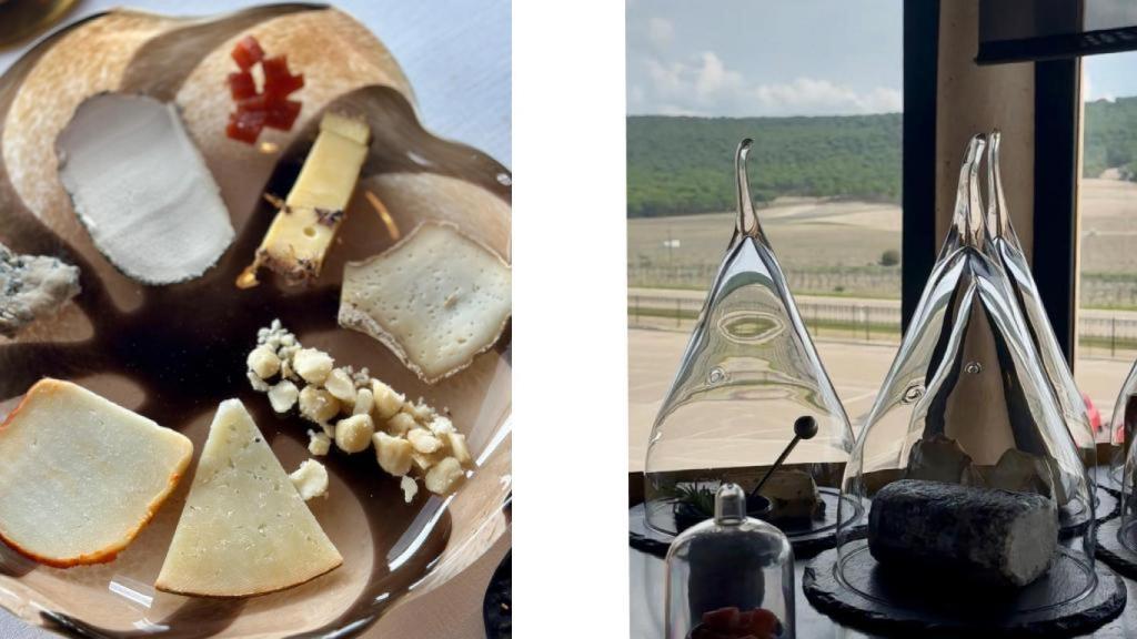 El servicio de quesos que pone el cierre al menú antes de los postres.