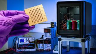 Una muestra del nuevo material termoeléctrico