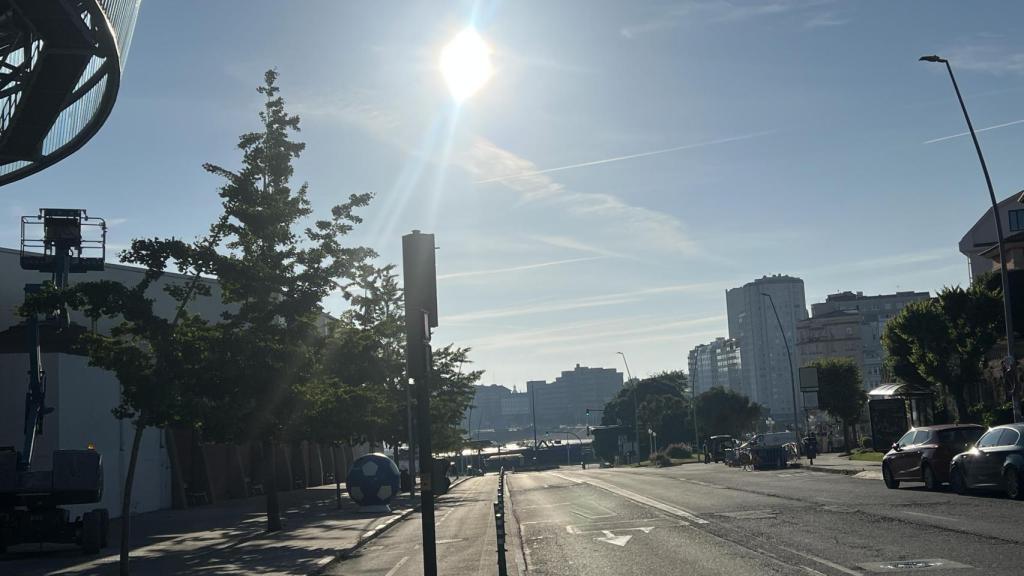 El sol predomina en A Coruña este sábado.