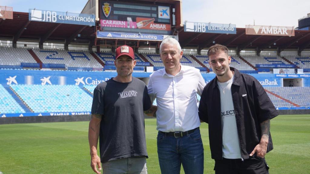 César Láinez, Xavi Aguado y Marcos Cuenca.
