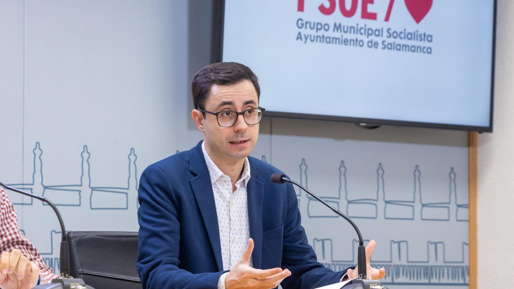 José Luis Mateos, portavoz del grupo municipal sociallista