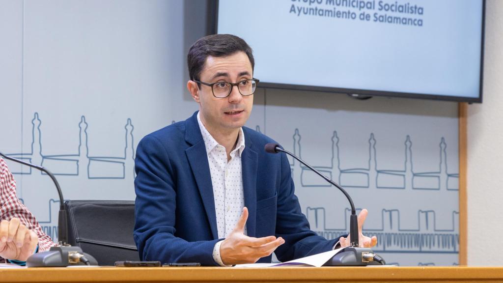 José Luis Mateos, portavoz del grupo municipal sociallista