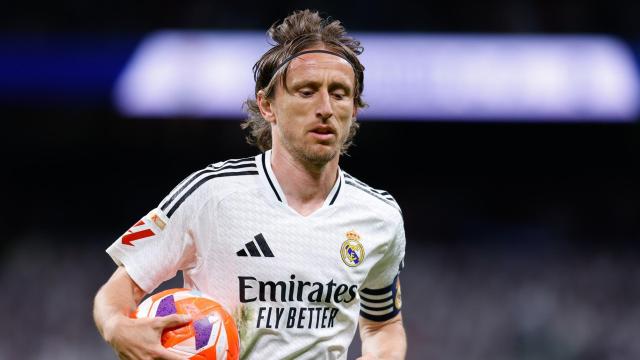 Modric, con el Real Madrid