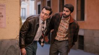 José Milán y Jaime Gutiérrez en un fotograma de un episodio de 'Sueños de libertad'.