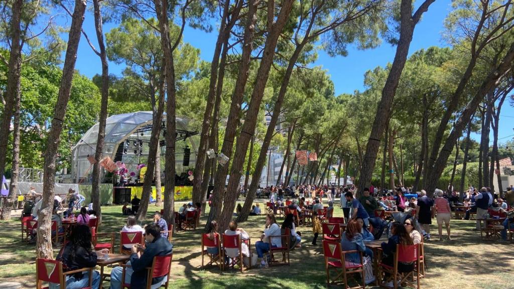 Zona de picnic en el parque Grande.