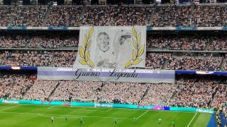 El tifo de despedida a Luka Modric