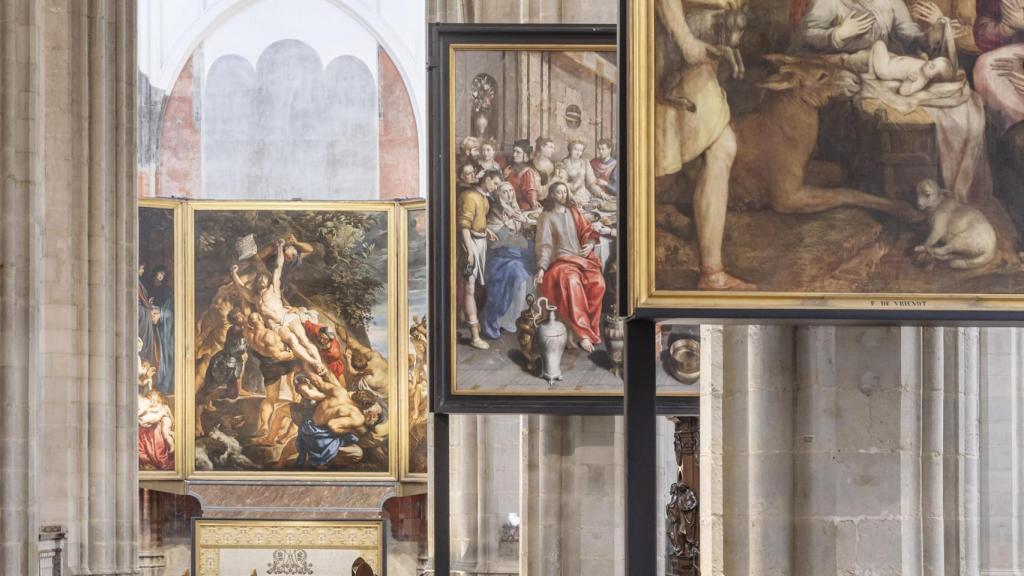 Catedral de Nuestra Señora, en Amberes, con varios cuadros de Rubens. Foto: Ans Brys / Catedral de Nuestra Señora