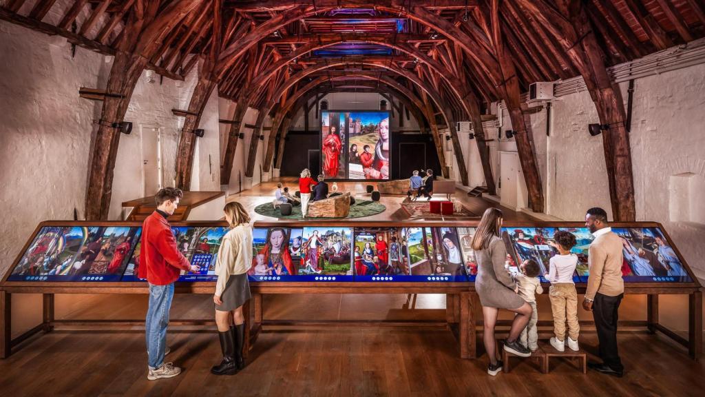 Experiencia 'Closer to Memling' en el Museo Hospital San Juan de Brujas. Foto: Say Hey voor Musea Brugge