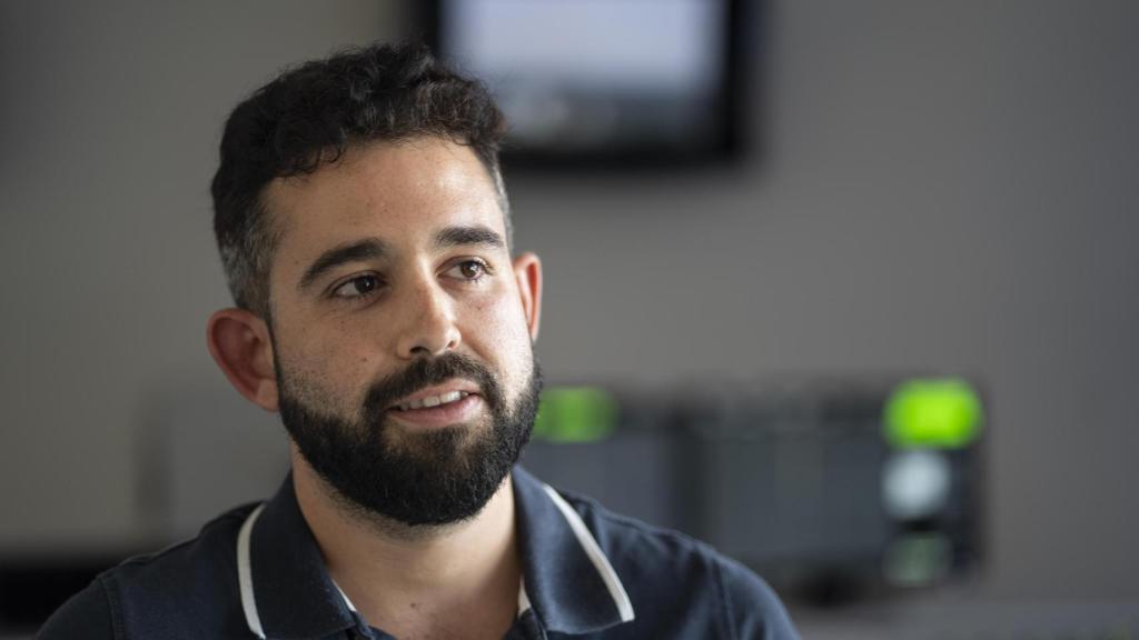 Rodrigo Ávila, en la sala EMUL de entrenamiento para neutralización de lanzadores