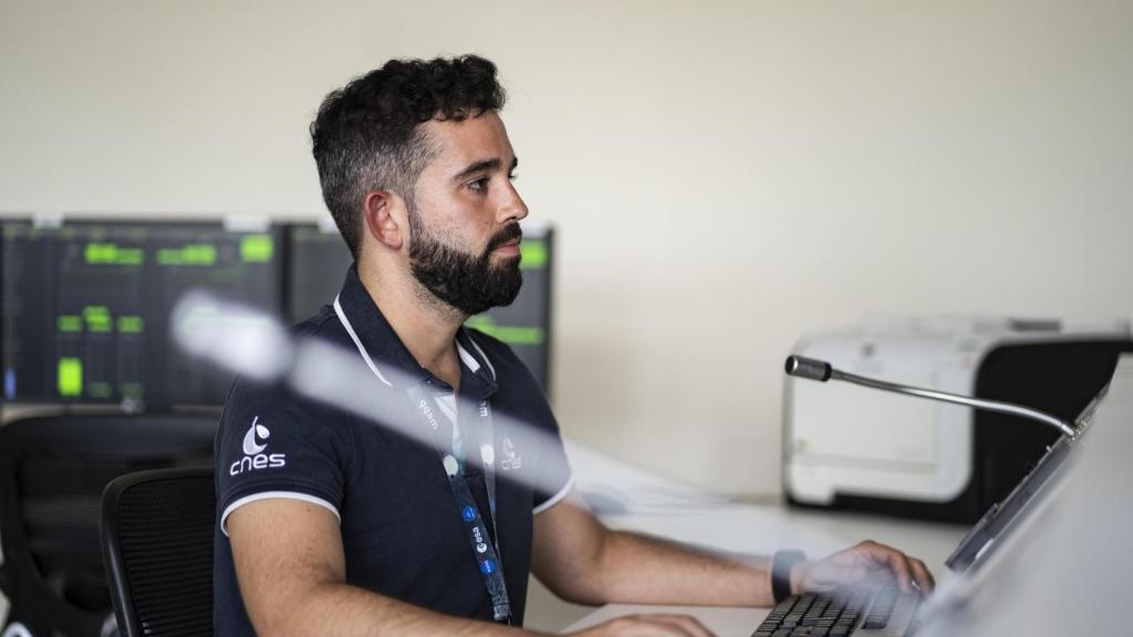 Rodrigo Ávila en la sala de entrenamiento