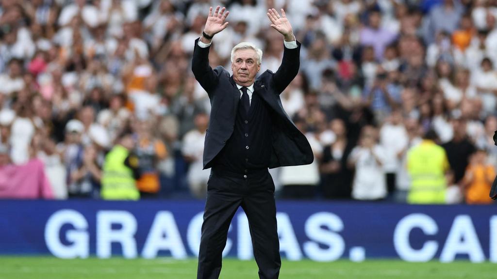 El técnico del Real Madrid, Carlo Ancelotti.