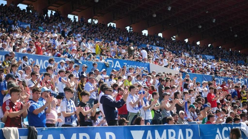 La afición del Real Zaragoza.
