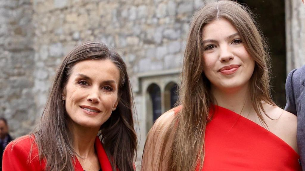 La Reina y la Infanta en Gales.