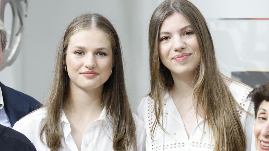 Las hijas de los Reyes, en una foto de archivo.
