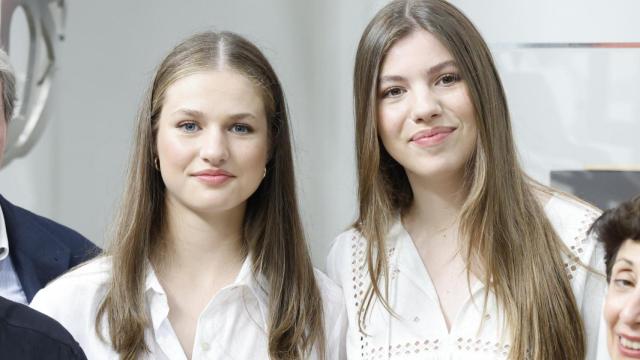 Las hijas de los Reyes, en una foto de archivo.