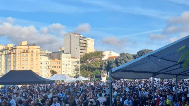 Instante de las celebraciones durante la tarde.