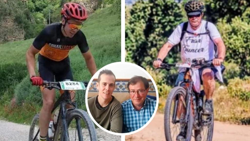 Fran Trúncer, a la izquierda y su padre, Paco, a la derecha.