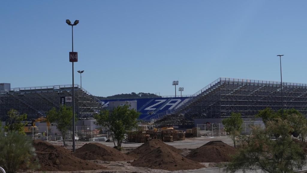 Butacas de la 'mini Romareda'.