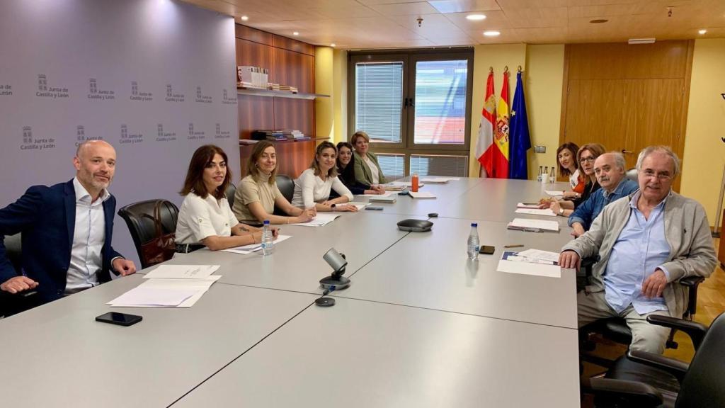 Imagen de la primera reunión de la Comisión Técnica de Coordinación de Juego Responsable de Castilla y León