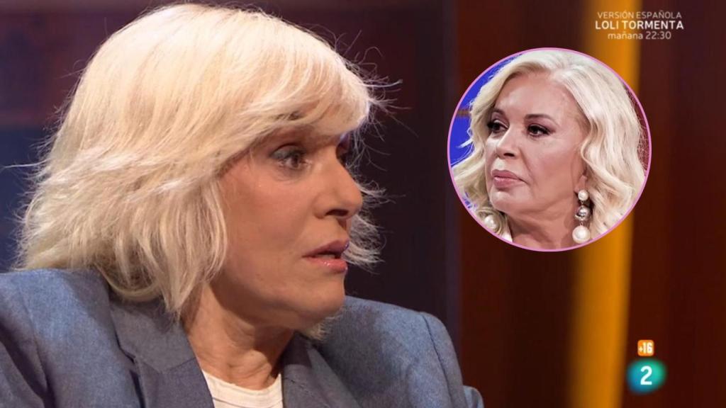 Anabel Alonso en 'Al cielo con ella' y Bárbara Rey en 'De viernes'.