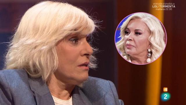 Anabel Alonso en 'Al cielo con ella' y Bárbara Rey en 'De viernes'.