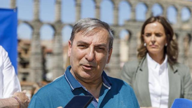 El consejero Sanz Merino este domingo en Segovia