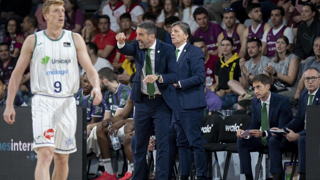 Una imagen de Ibon Navarro en el encuentro de este domingo.