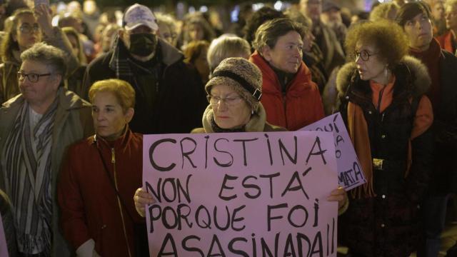 Imagen de una de las protestas tras su asesinato.