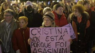 Imagen de una de las protestas tras su asesinato.