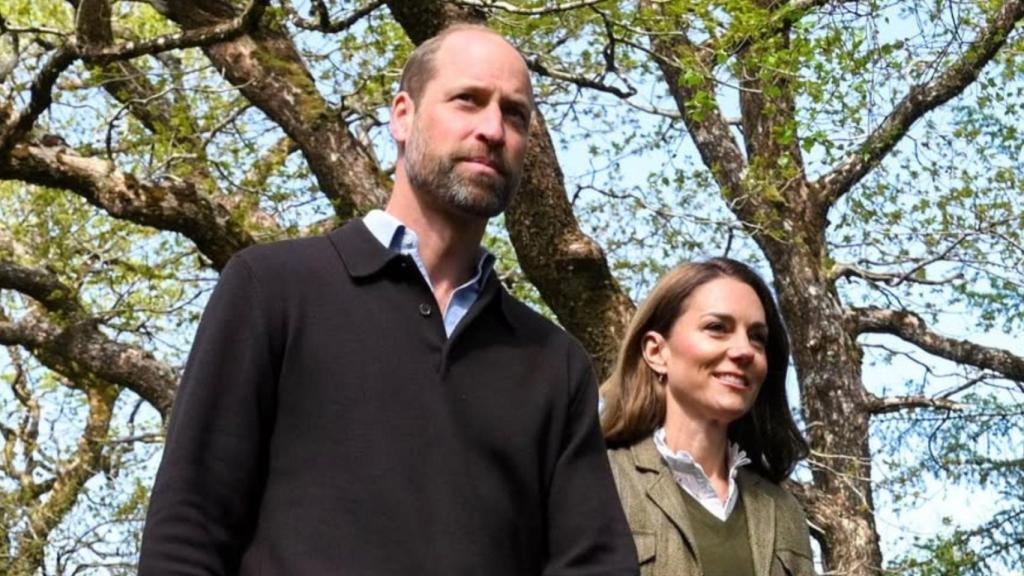 El príncipe Guillermo y Kate Middleton, en una foto de su perfil oficial de Instagram.