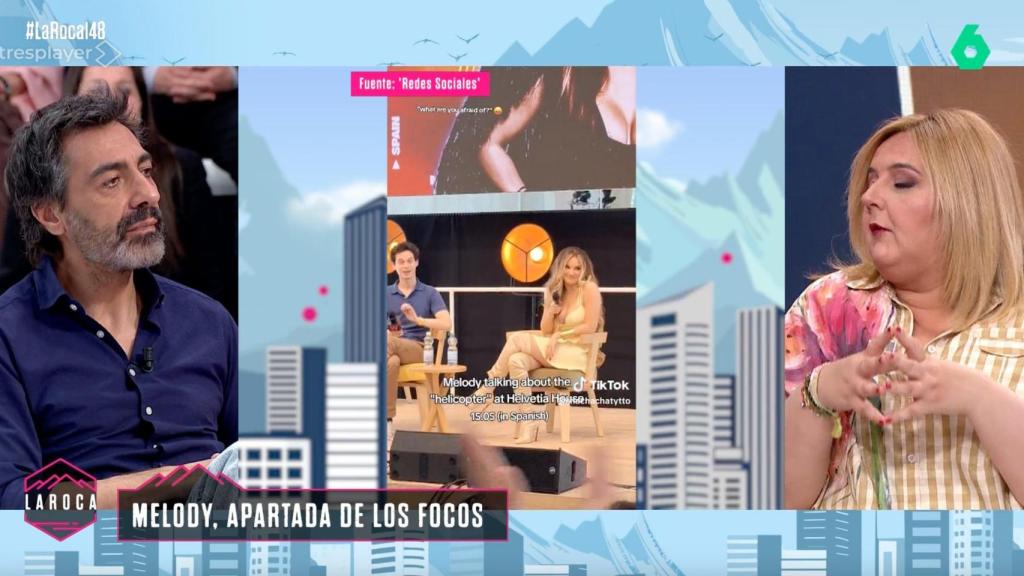 Juan del Val y Pilar Vidal en 'La Roca'.