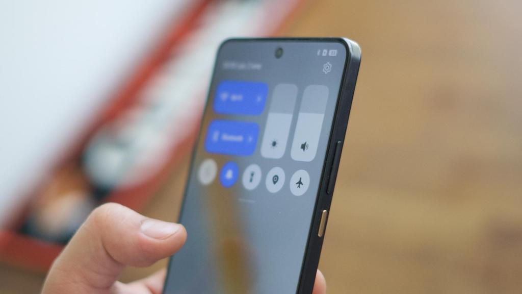Ajustes rápidos en el realme GT 7T
