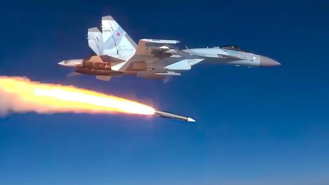 Lanzamiento de prueba de un misil R-37M