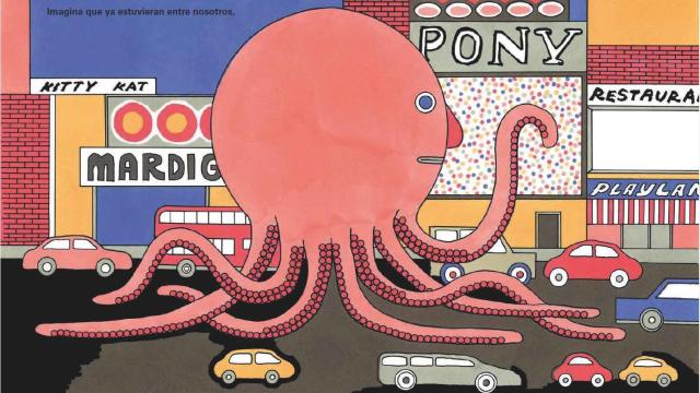 Ilustración de Marco Quadri para 'Los alienígenas no son verdes' (Zahorí)